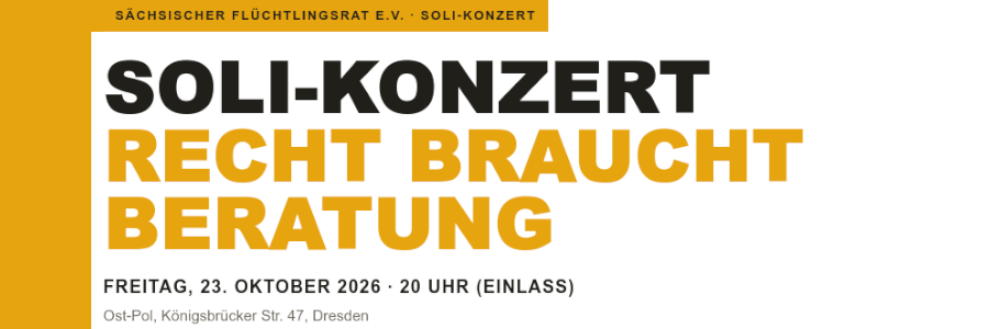 Soli-Konzert "Recht braucht Beratung"